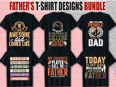 Father's T-Shirt Design. designs