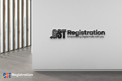 GST Registration logo app concept branding color designer illustration logo