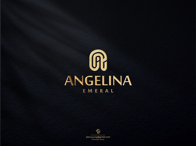 ANGELINA EMERAL branding design flat graphic design icon illustration logo typography ui vector