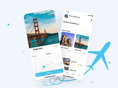 re-design (travel app) branding design illustration ui ux