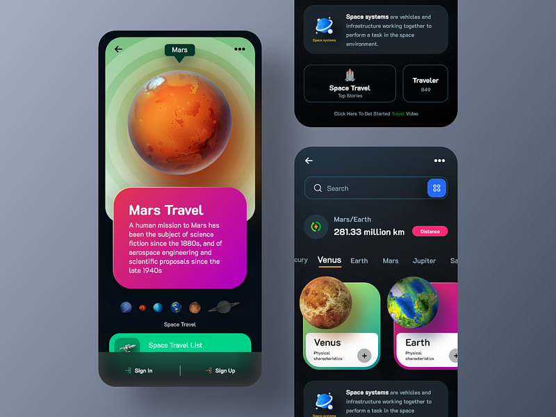 Mobile App: iOS Android UI