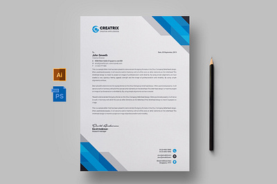 Letterhead Template web letterhead