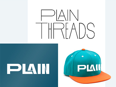 PLAIN THREADS Hip Clothing Brand Logo dailylogo dailylogochallenge day28