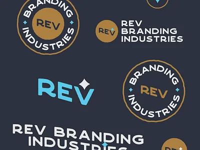 REV Branding Industries Re-Brand Concept #2 agency brand branding branding agency design graphic design illustration logo logo design logodesign marketing agency typography vector
