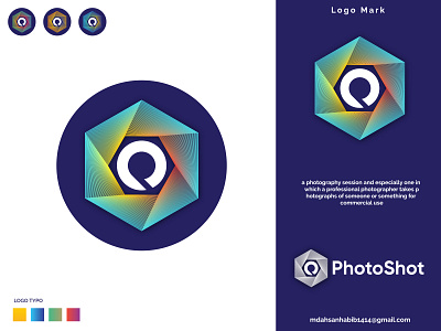 PhotoShot design logo logo banding logo design logodesign minimal logo minimalist logo photography logo photoshot logo