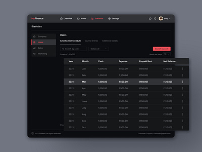 Fintech SaaS Application UI aesthetic design dark ui finance finance application minimal saas ui modern ui saas application ui uiux user friendly saas application