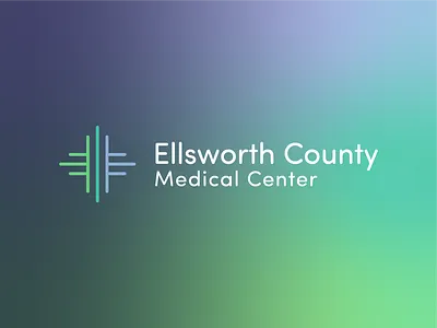 Ellsworth County Medical Center Wordmark clinic critical care ellsworth emergency room er health care health care clinic logo health care logo hospital hospital logo kansas logo logo design medical medical center medical clinic medical logo rural wordmark