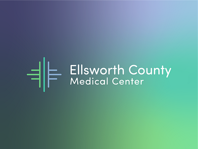Ellsworth County Medical Center Wordmark clinic critical care ellsworth emergency room er health care health care clinic logo health care logo hospital hospital logo kansas logo logo design medical medical center medical clinic medical logo rural wordmark