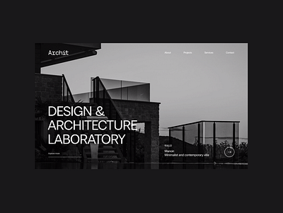 ARCHIT/ Website concept animation architecture art brand branding design graphic design identity logo minimal motion graphics ui