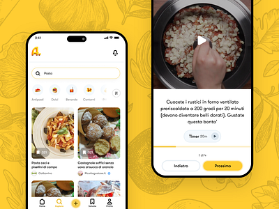 The food lover community cards carousel community food recipes ui website