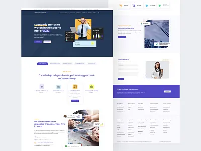 Fintech - Bank Services landing Page accounts bank website banking banking service banking website card finance finance website fintech fintech industry fintech web design fintech website landingpage money transfer payment gateway saas service transaction uiux wallet website
