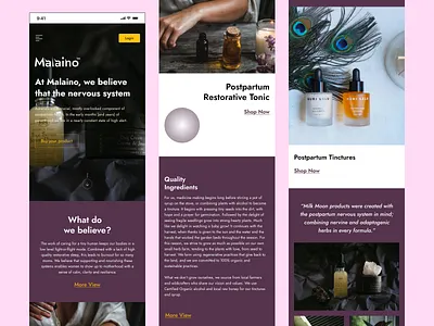 Cosmetics Website (Mobile Responsive) agency landing page design beauty website design body care website design cosmetics website design ecommerce website design landing page design mobile app mobile ui nature website design product design product design website responsive design skincare brand website design skincare cosmetic website design ui unique web design concept user experience design user interface user interface design ux