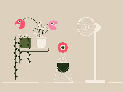 Dead or maybe Alive... Plants creepy design drawing illustration illustrator plants procreate