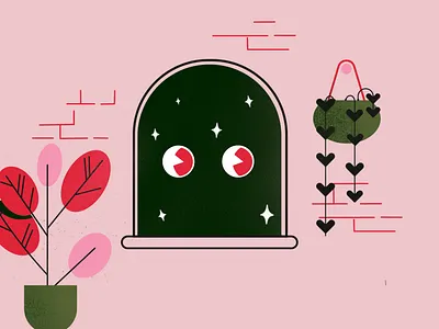 Night crawler brand identity design branding design drawing eyes illustration illustrator plants procreate typography vector