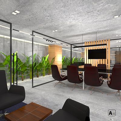 Office Area Design #ampecstudio Modern office design 3d design ampecstudio architect design
