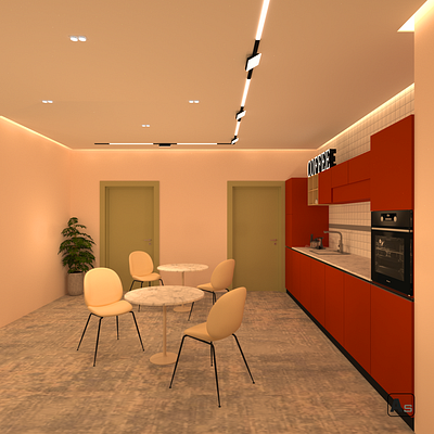 Breakout Area Design #ampecstudio Modern breakout design 3d 3d design ampecstudio architect design interior design