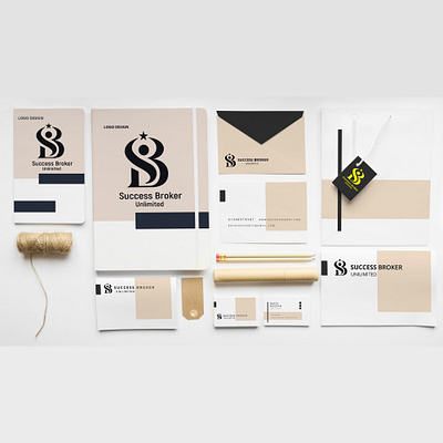 Stationery design company logo creative logo design graphic design illustration logo logo design modern logo rafikhassan87 stationery design ui