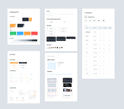 Style guide before starting a UI design branding health uiux medical uiux real estate uiux ui ui design ui designer uiux