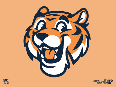 Tiger Mascot character design graphics illustration mascot t shirt design tee design tiger tiger mascot vector vector design