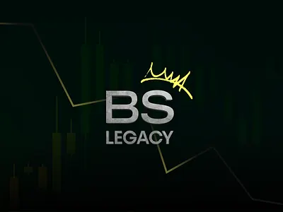 Branding for trading community BS.legacy bitcoin branding candles community crypto graphic design instagram logo design post design telegram trading