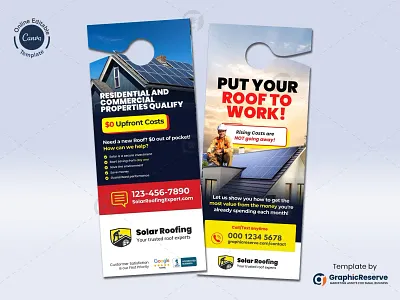 Solar Roofing Door Hanger Design Canva Template canva door hanger design door hanger design template door hanger template door hanger template canva door hangers roofing roof door hangers roofing door hanger roofing door hanger design roofing door hanger ideas roofing door hangers roofing door hangers samples roofing marketing materials solar advertisement solar door hanger solar door hanger ad solar door hanger template