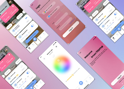 Smart Home Appliance App Design animation app design figma graphic design ui ux