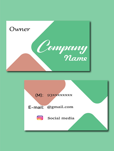 Business Card business card business stationary card design graphic design