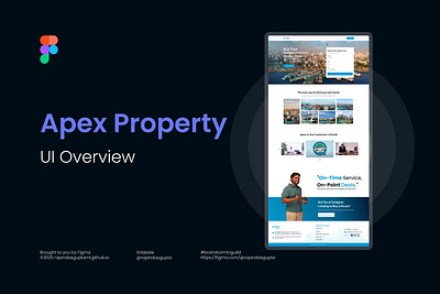 Apex Property UI Overview 3d animation app design app ui app ux branding dashboard design graphic design logo motion graphics trend ui uiux ux web design web ui