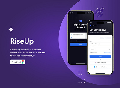 RiseUp Case Study app design app ui app ux book cover branding cover design design graphic design illustration logo uiux ux web design