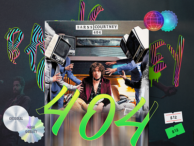 Barnscourtney shot 404 album branding design graphic design illustration inspiration music musicalbum musician photoshop shot singer ui uiux web