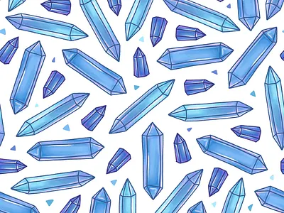 Seamless pattern with crystals background branding crystals illustration pattern seamless pattern shiny