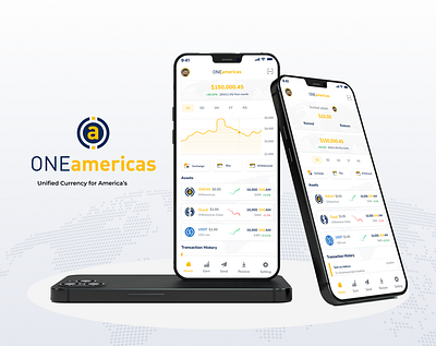 ONEamericas - UI UX Design android app app branding design illustration interaction design landing page logo mobile app mobile ui mockup ui ui ux ui design uidesign ux ux design web web design webdesign