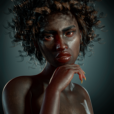 Time to know new character - Milania 3d 3dmodel blender character design illustration model render
