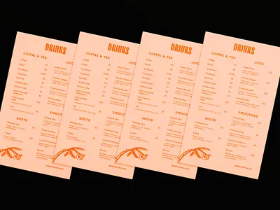 Visual Identity for Gratefuel Cafe brand design branding colorful logo logo design menu menu design restaurant tropical visual identity