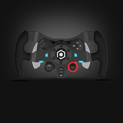 Logitech G29/G923 Formula 1 Wheel Mod 3d design 3d design 3d modeling 3d rendering blender design industrial design keyshot visualization