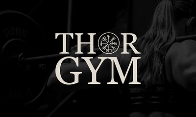 Thor Gym Brand Concept Logo brand branding design flat gym identity logo modern norse scandinavian