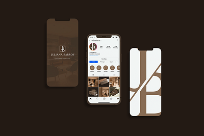 Instagram Branding background brand branding brown design designer graphic design graphic designer illustration instagram iphone logo mock up mock ups mockups mokcup social media ui vector visual identity