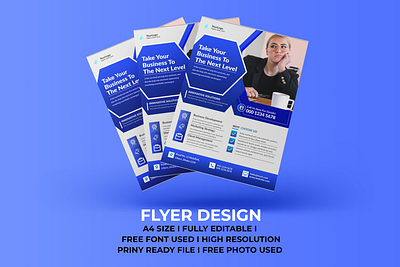 Corporate flye design a4 ad design advert advertisement clean design corporate graphic design marketing moder design print visual design