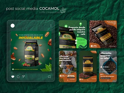 social media post cocamol affinity branding design digital diseño facebook graphic design honduras instagram logo marketing media post publicidad social vector