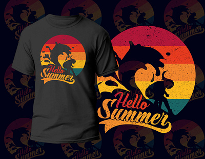 Summer T-shart Design 3d animation branding business card business card design design fashion graphic design illustration logo motion graphics t shart tshart ui vector