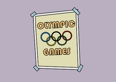 Olympic Poster affinity designer graphic design olympic poster vector vector art