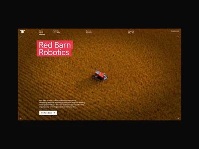 AI Robotics website landing page design ✦ RedBarn ai animation design e commerce home page interaction interactive landing page motion graphics robotics scroll service site startup ui ux web web design website