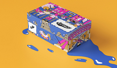 Vincenzo Bisceglia X Journey brand branding city colorpalette commuting cool design graphic graphic design illustration illustrator milan mockup newwave palette photoshop shoes young