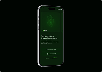 Crypto Wallet App – Login UI crypto design finance graphic design product design ui uiux ux