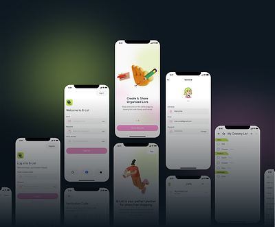 B-LIST | Mobile Design design minimal mobile ui