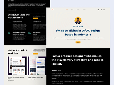 My Portfolio 2.0 Landingpage app design illustration illustrator landing landingpage mockups page portfolio ui vector