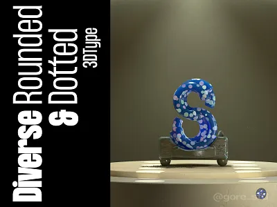 Diverse Letter S 3d 3d art 3d artist 3dfont 3dillustration 3dtype 3dtypo abstract art design experimental type graphic design type typography