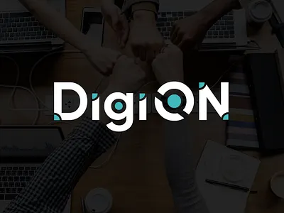 DigiON- Logo branding design logo