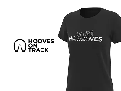 Logo, Brand and Clothing Design black black and white brand branding clothes clothing colour design equestrian graphic design hoof hooves horse horses illustration logo tshirt vector