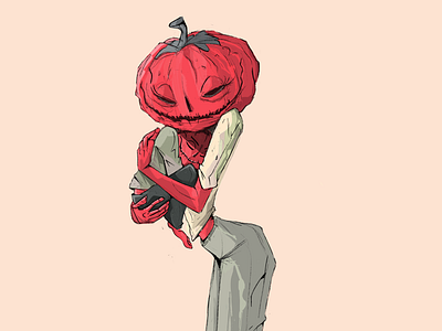 Mother's Love 3d animal cartoon character character design illustration mother pumpkin